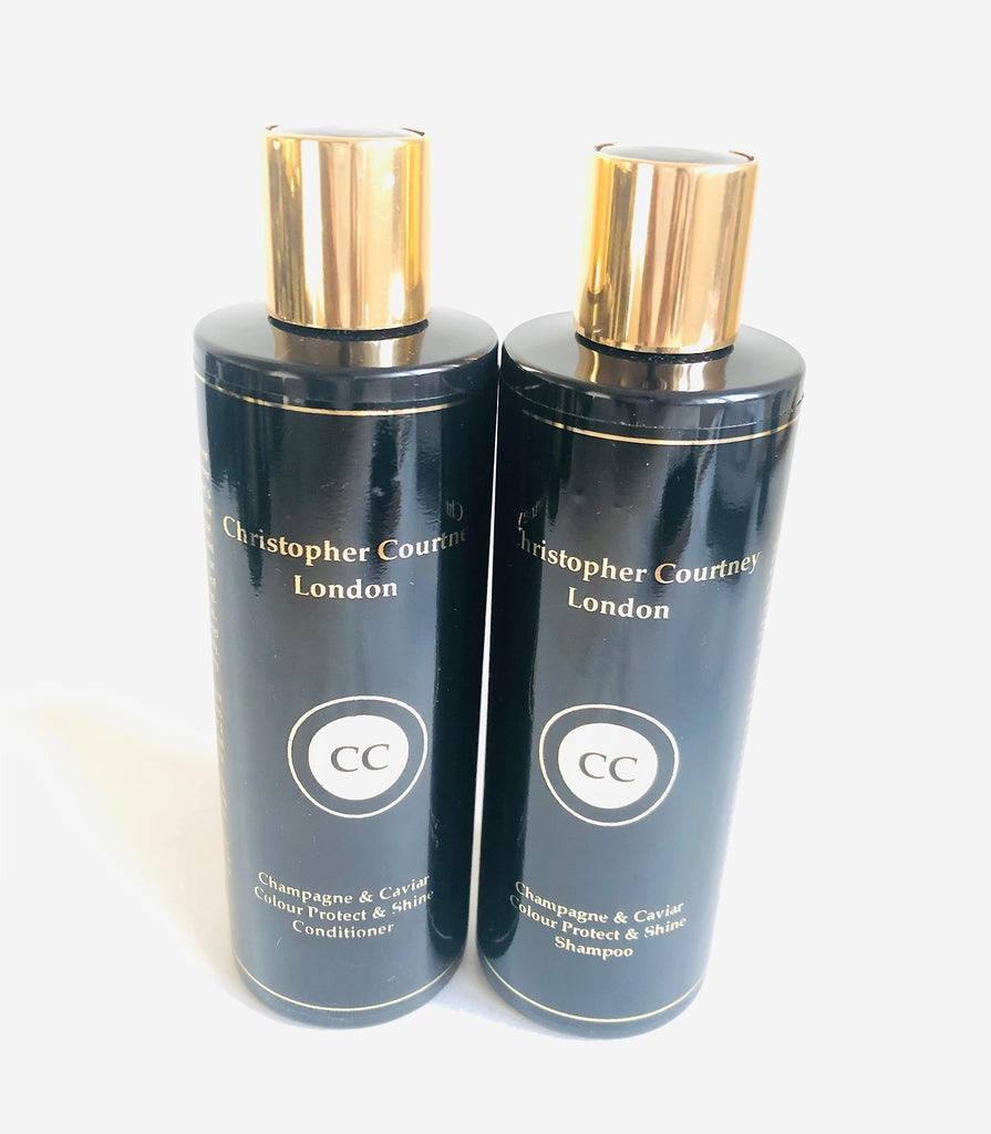Champagne & Caviar Colour & Shine Protect Shampoo & Conditioner - Christopher Courtney 