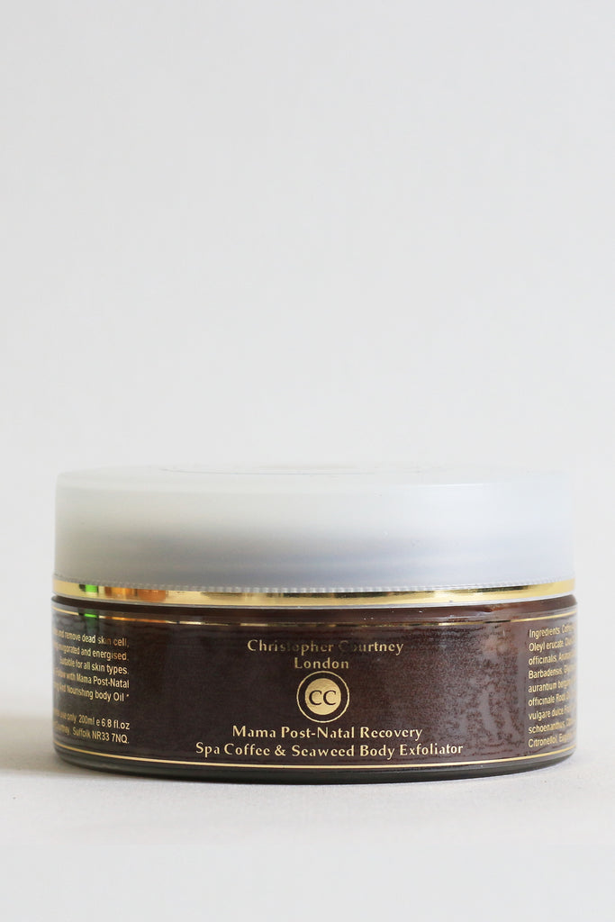 Mama Post-Natal Recovery Spa Coffee and Seaweed Body Exfoliator   200ml - Christopher Courtney 